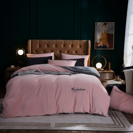 91家纺网 家纺一手货源 找家纺 （总）玖玖爱 2020新款加厚铂金提花绒四件套