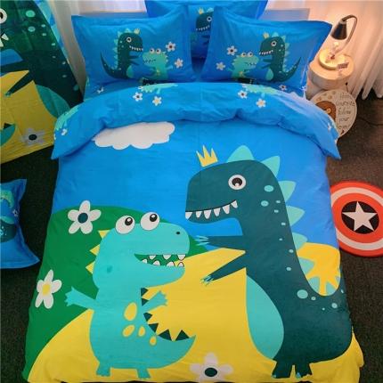 孩子王 2023新款纯棉卡通大版面料升级款四件套 恐龙宝贝