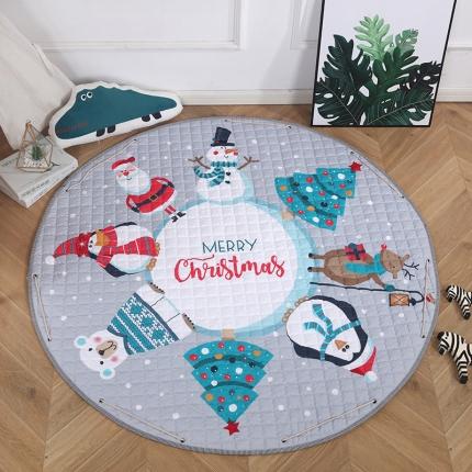 91家纺网 家纺一手货源 找家纺 沁童 收纳垫直径1.5m 圣诞聚会