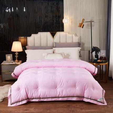 91家纺网 家纺一手货源 找家纺 （总）啊雅家居 2025新款60S全棉贡缎提花大豆羽丝绒被