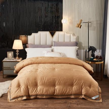 91家纺网 家纺一手货源 找家纺 （总）啊雅家居 2025新款60S全棉贡缎提花大豆羽丝绒被