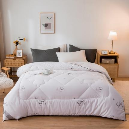 91家纺网 家纺一手货源 找家纺 （总）莱宁 2021新款13372全棉喷气棉花被保暖棉花冬被