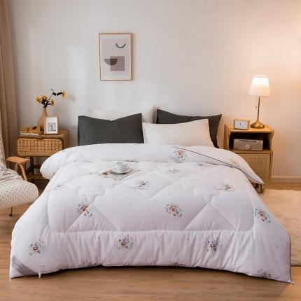 91家纺网 家纺一手货源 找家纺 （总）莱宁 2021新款13372全棉喷气棉花被保暖棉花冬被