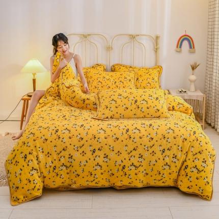 91家纺网 家纺一手货源 找家纺 （总）澳洲羽 2024新款超柔牛奶绒四件套