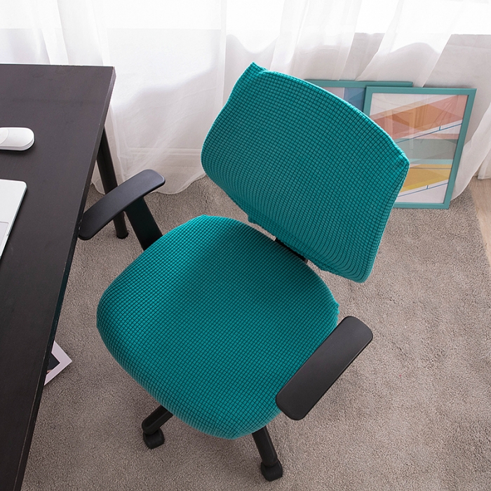 91家纺网 家纺一手货源 找家纺 雅竹 玉米粒分体椅套 翠绿