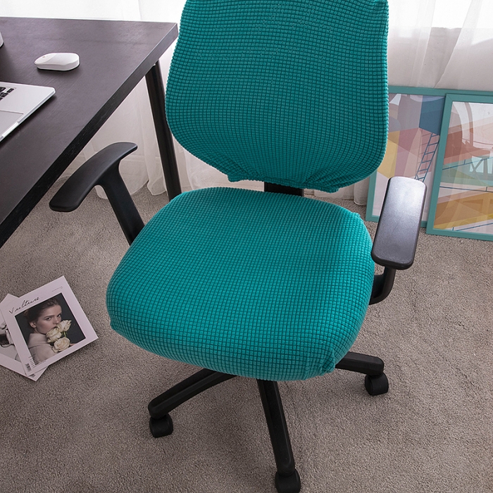 91家纺网 家纺一手货源 找家纺 雅竹 玉米粒分体椅套 翠绿