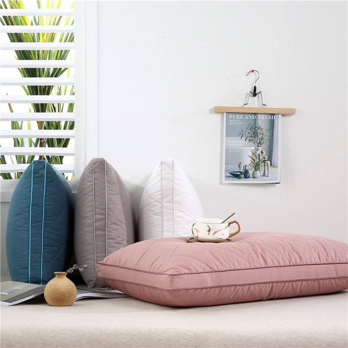 91家纺网 家纺一手货源 找家纺 （总）天意美 2020新款全棉双线绗缝立体枕