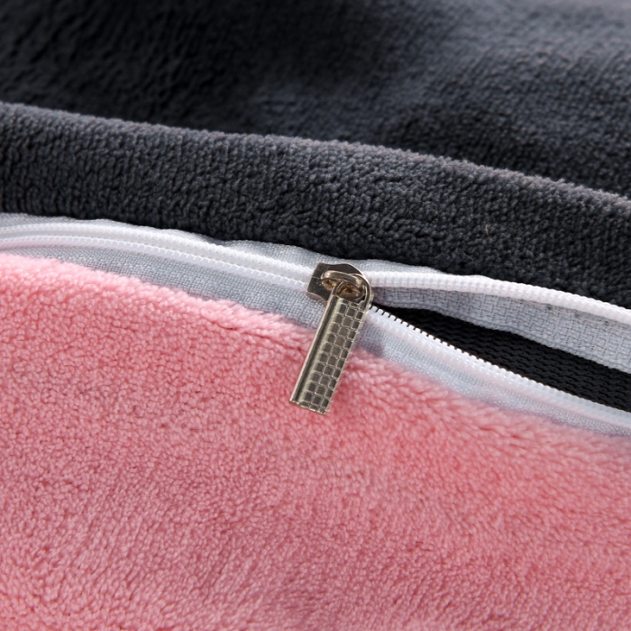 91家纺网 家纺一手货源 找家纺 唐人居 2025新款牛奶绒双拼贴布绣四件套 格调-灰