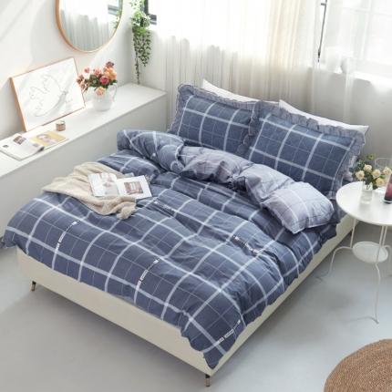 91家纺网 家纺一手货源 找家纺 （总）爱妮玖玖 2025新款夏风系列夹棉床笠四件套