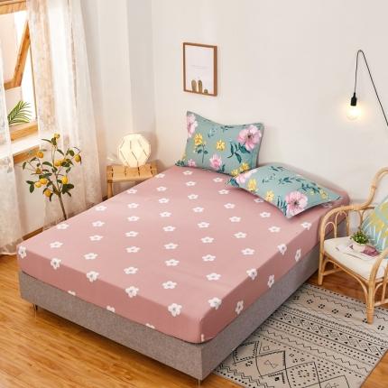 91家纺网 家纺一手货源 找家纺 衿成家纺 2025新款13070全棉单床笠 漫天花絮