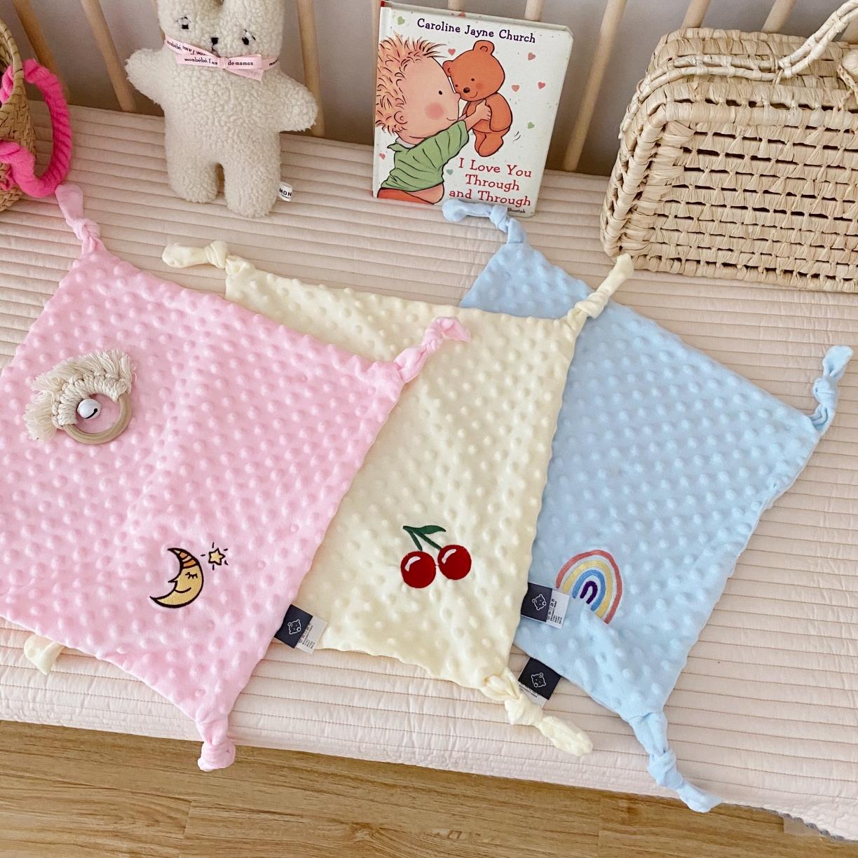 91家纺网 家纺一手货源 找家纺 （总）星期八 2020新款魔法豆豆安抚巾40*40cm