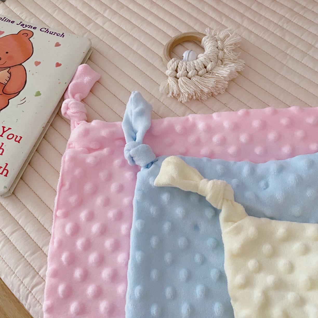 91家纺网 家纺一手货源 找家纺 （总）星期八 2020新款魔法豆豆安抚巾40*40cm