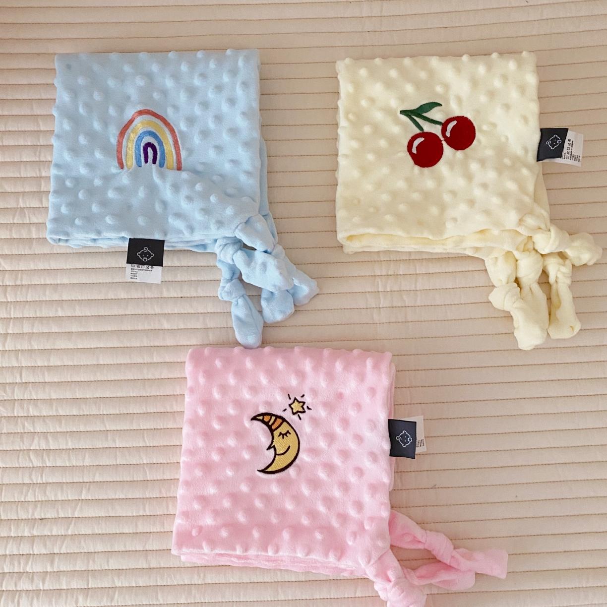 91家纺网 家纺一手货源 找家纺 （总）星期八 2020新款魔法豆豆安抚巾40*40cm