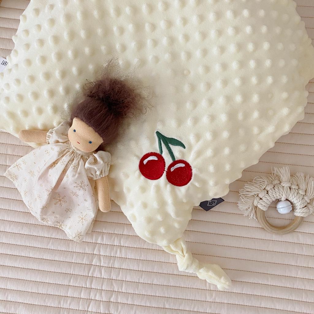 91家纺网 家纺一手货源 找家纺 星期八 2020新款魔法豆豆安抚巾40*40cm 黄色