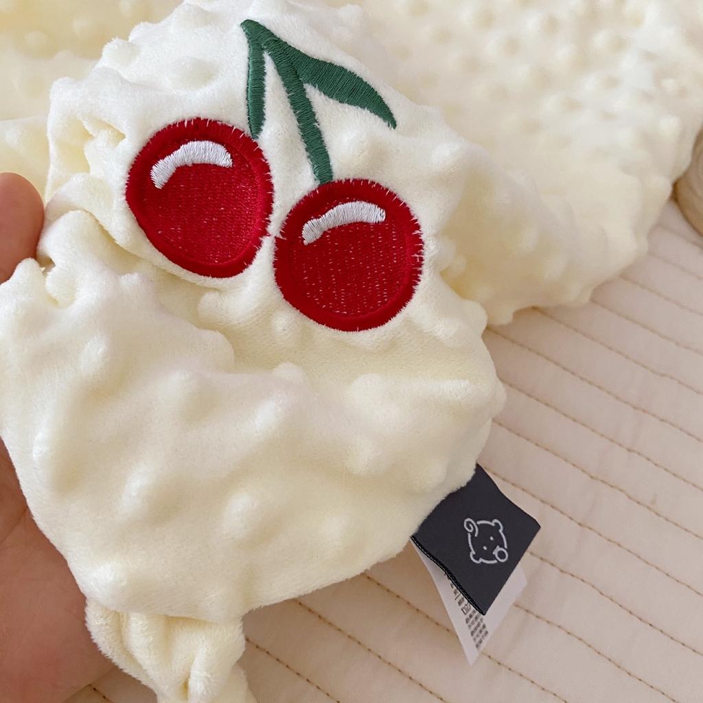 91家纺网 家纺一手货源 找家纺 星期八 2020新款魔法豆豆安抚巾40*40cm 黄色