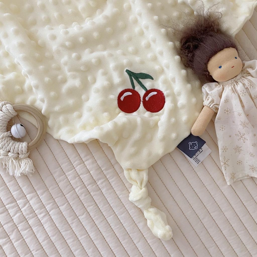 91家纺网 家纺一手货源 找家纺 星期八 2020新款魔法豆豆安抚巾40*40cm 黄色