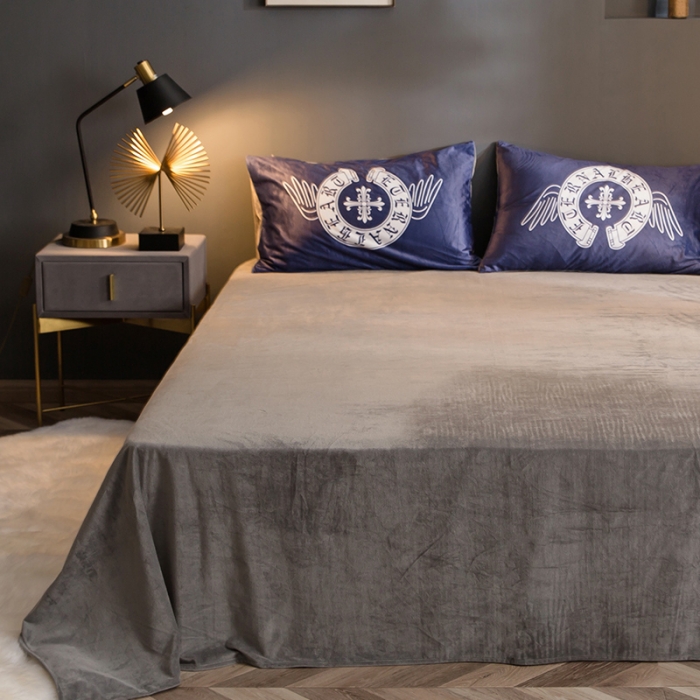 91家纺网 家纺一手货源 找家纺 涵宸 2020新款绒-水晶绒数码潮系列四件套 潮流前线