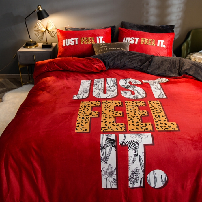 91家纺网 家纺一手货源 找家纺 涵宸 2020新款绒-水晶绒数码潮系列四件套 品味生活