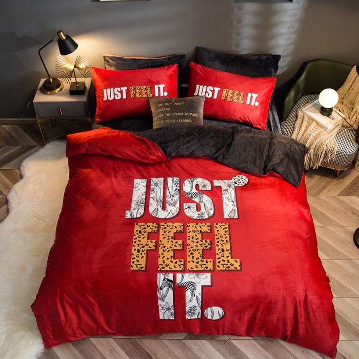 91家纺网 家纺一手货源 找家纺 涵宸 2020新款绒-水晶绒数码潮系列四件套 品味生活