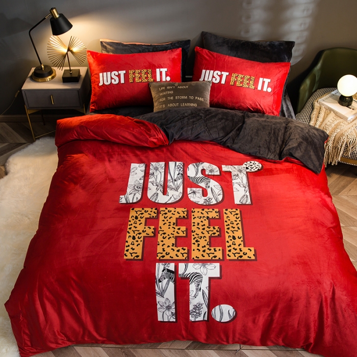 91家纺网 家纺一手货源 找家纺 涵宸 2020新款绒-水晶绒数码潮系列四件套 品味生活