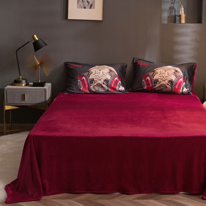 91家纺网 家纺一手货源 找家纺 涵宸 2020新款绒-水晶绒数码潮系列四件套 玩酷