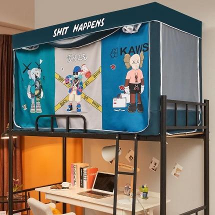 91家纺网 家纺一手货源 找家纺 （总）卓尔居 2025新款学生数码印花遮光床帘