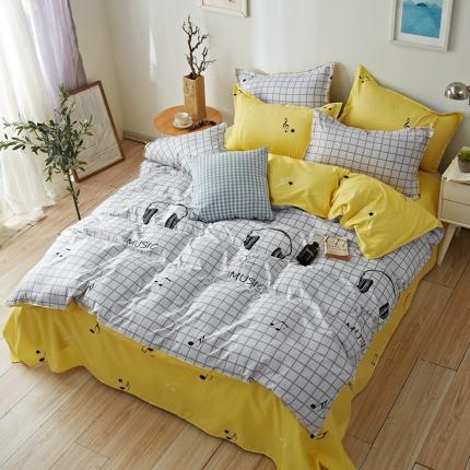 91家纺网 家纺一手货源 找家纺 （总1）百花王 2020新款花色活性芦荟棉四件套