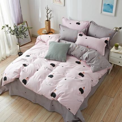 91家纺网 家纺一手货源 找家纺 （总1）百花王 2020新款花色活性芦荟棉四件套