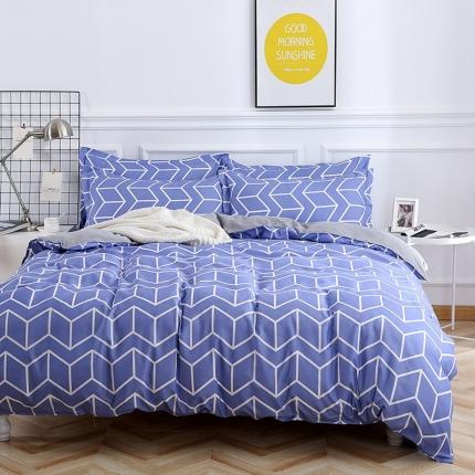 91家纺网 家纺一手货源 找家纺 （总1）百花王 2020新款花色活性芦荟棉四件套