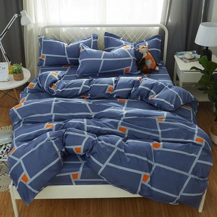 91家纺网 家纺一手货源 找家纺 （总1）百花王 2020新款花色活性芦荟棉四件套