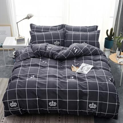 91家纺网 家纺一手货源 找家纺 （总1）百花王 2020新款花色活性芦荟棉四件套