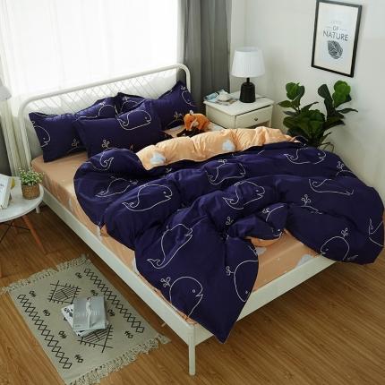 91家纺网 家纺一手货源 找家纺 （总1）百花王 2020新款花色活性芦荟棉四件套