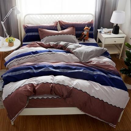 91家纺网 家纺一手货源 找家纺 （总1）百花王 2020新款花色活性芦荟棉四件套