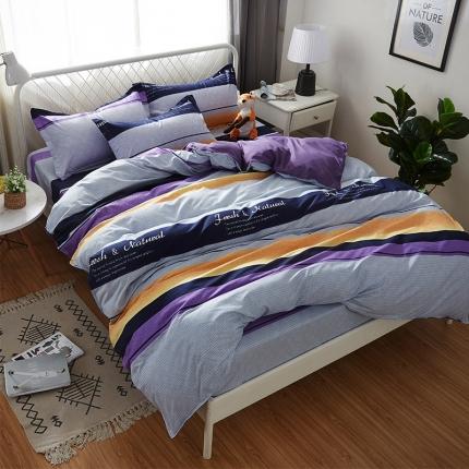 91家纺网 家纺一手货源 找家纺 （总1）百花王 2020新款花色活性芦荟棉四件套