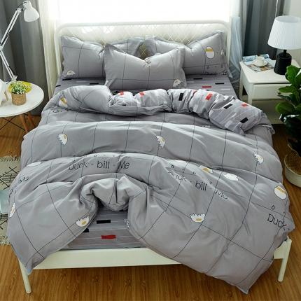 91家纺网 家纺一手货源 找家纺 （总1）百花王 2020新款花色活性芦荟棉四件套