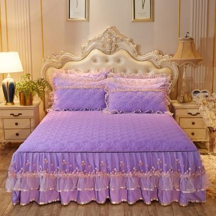 91家纺网 家纺一手货源 找家纺 （总）瑞宝 2025新款不夹棉加厚磨毛床裙梦恋系列单品床裙