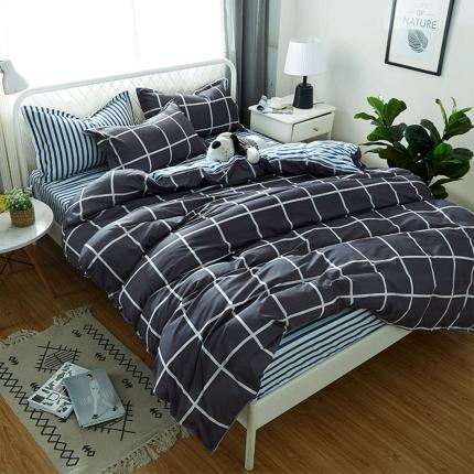 91家纺网 家纺一手货源 找家纺 （总2）百花王 2020新款花色活性芦荟棉四件套