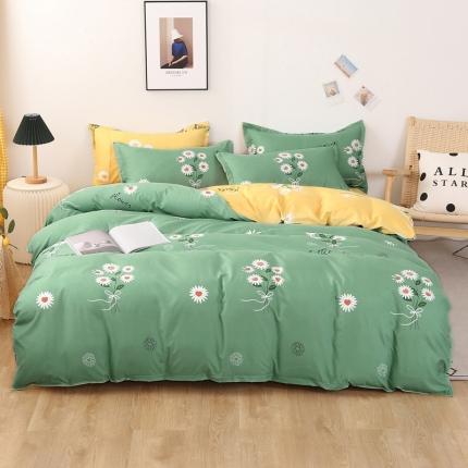 91家纺网 家纺一手货源 找家纺 （总2）百花王 2020新款花色活性芦荟棉四件套