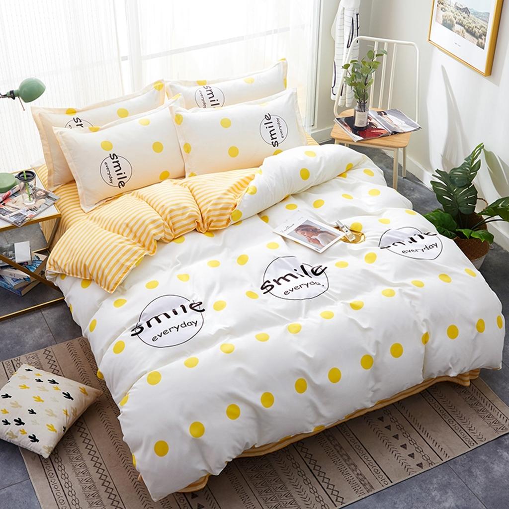 91家纺网 家纺一手货源 找家纺 百花王 2020新款花色活性芦荟棉四件套 浪漫满屋