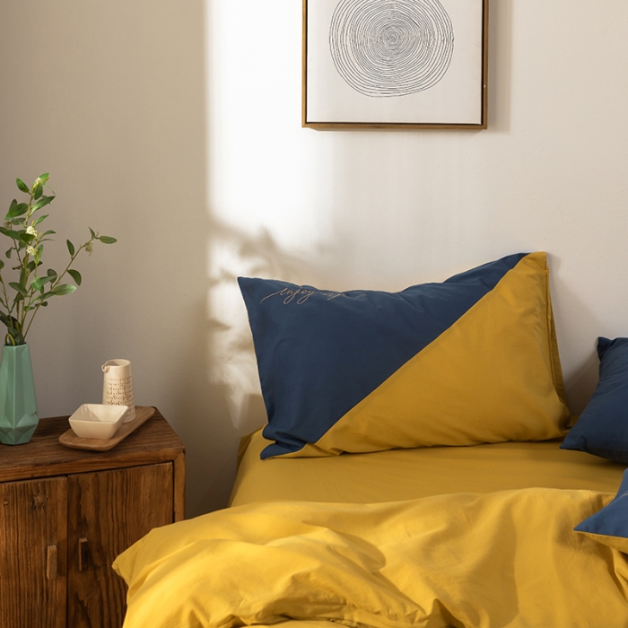 91家纺网 家纺一手货源 找家纺 （总）朗莎家纺 2020新款水洗棉四件套