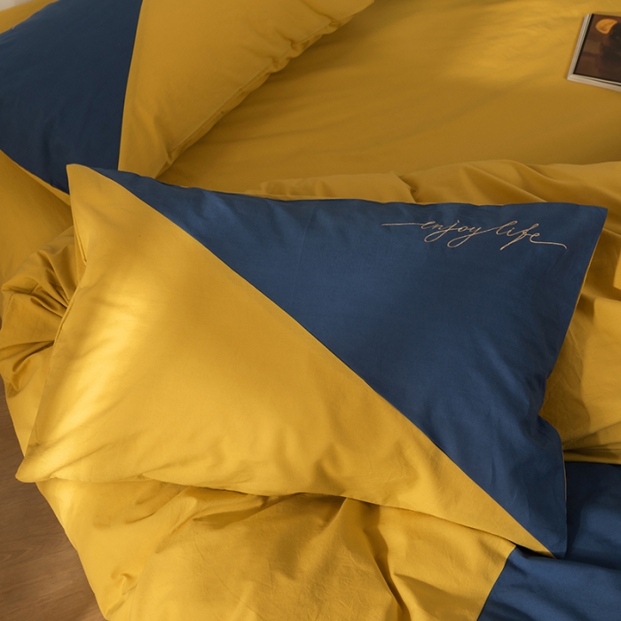 91家纺网 家纺一手货源 找家纺 （总）朗莎家纺 2020新款水洗棉四件套