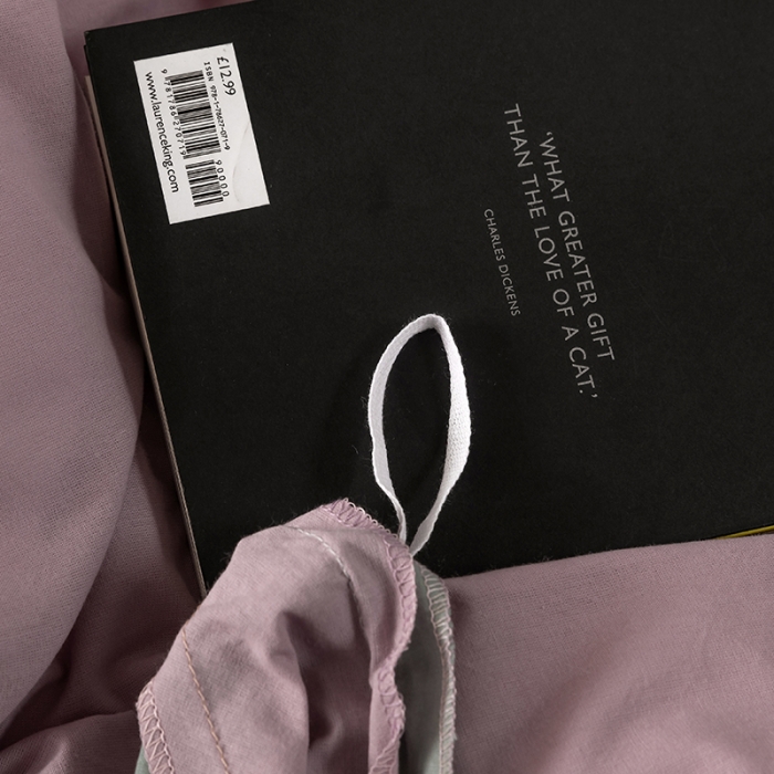 91家纺网 家纺一手货源 找家纺 朗莎家纺 2020新款水洗棉四件套 淡天蓝&雪青