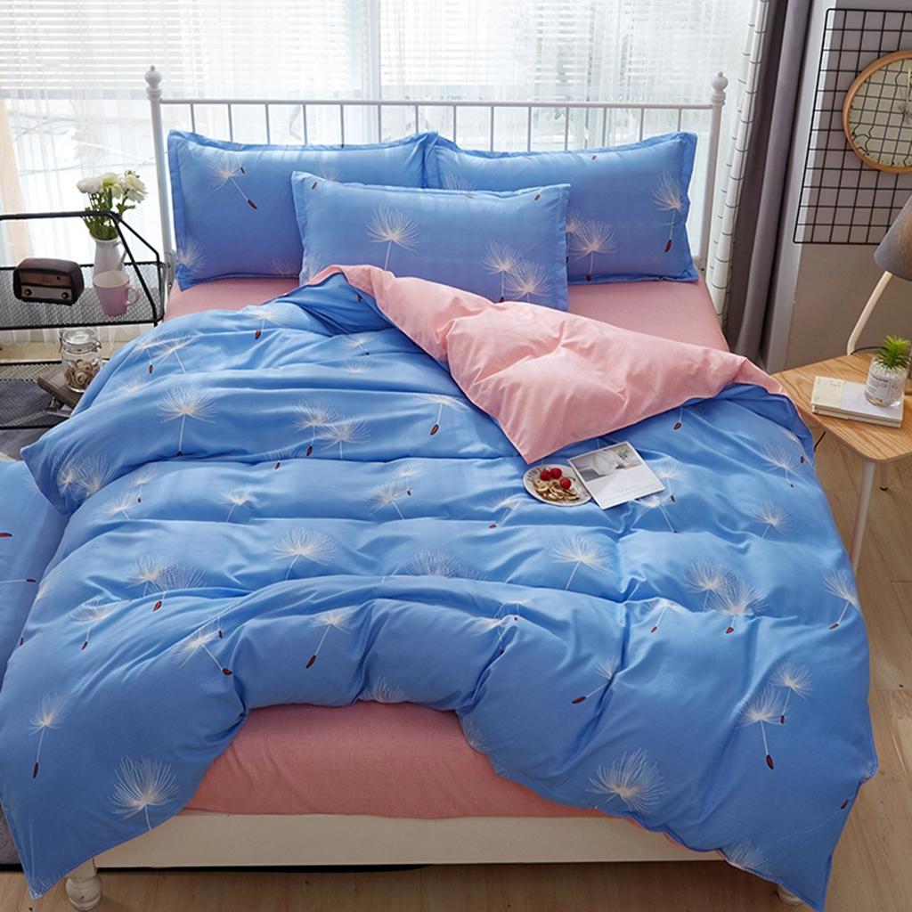 91家纺网 家纺一手货源 找家纺 百花王 2020新款花色活性芦荟棉四件套 自由飞翔