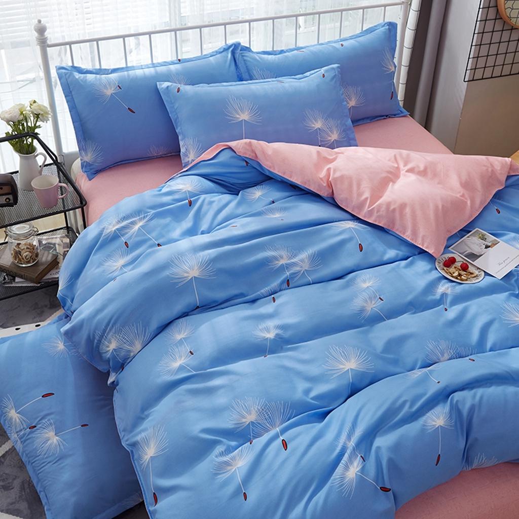 91家纺网 家纺一手货源 找家纺 百花王 2020新款花色活性芦荟棉四件套 自由飞翔