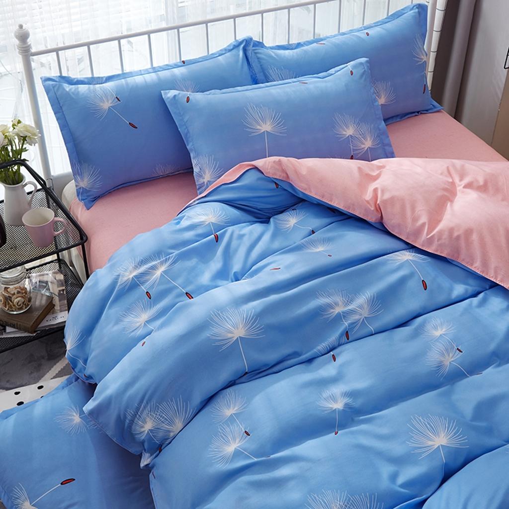 91家纺网 家纺一手货源 找家纺 百花王 2020新款花色活性芦荟棉四件套 自由飞翔