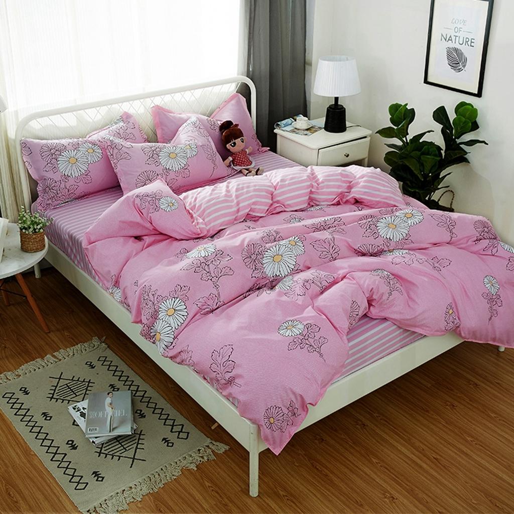 91家纺网 家纺一手货源 找家纺 百花王 2020新款花色活性芦荟棉四件套 醉美人