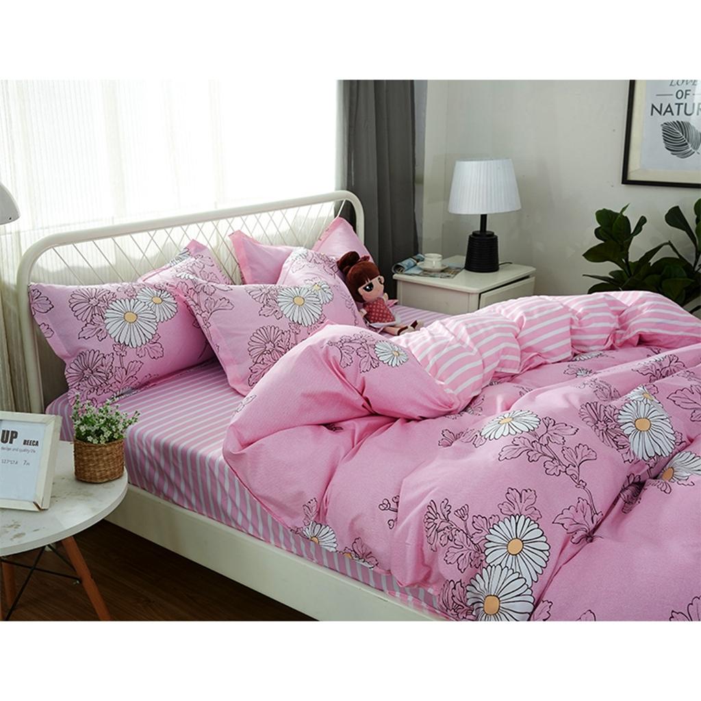 91家纺网 家纺一手货源 找家纺 百花王 2020新款花色活性芦荟棉四件套 醉美人