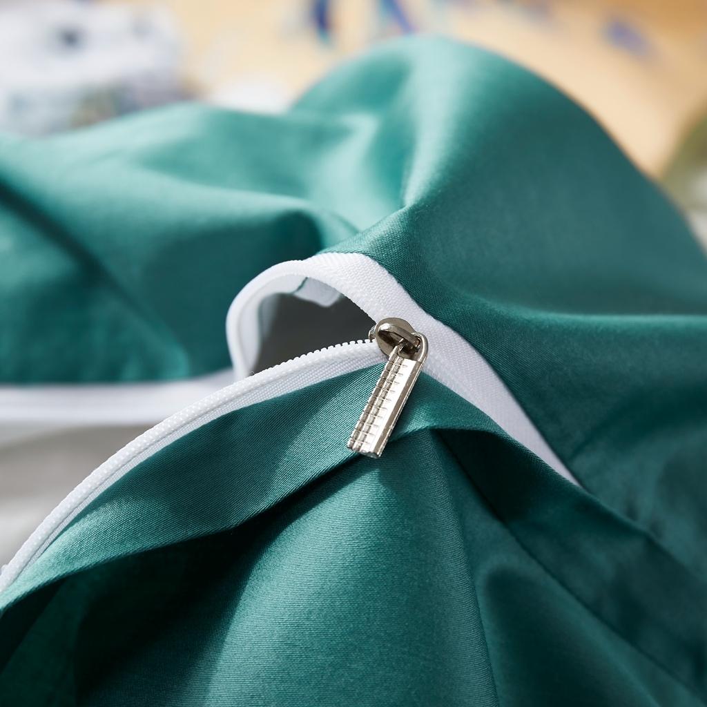 91家纺网 家纺一手货源 找家纺 优然居2020新款60S长绒棉数码印花镶边款四件套 温妮莎黄