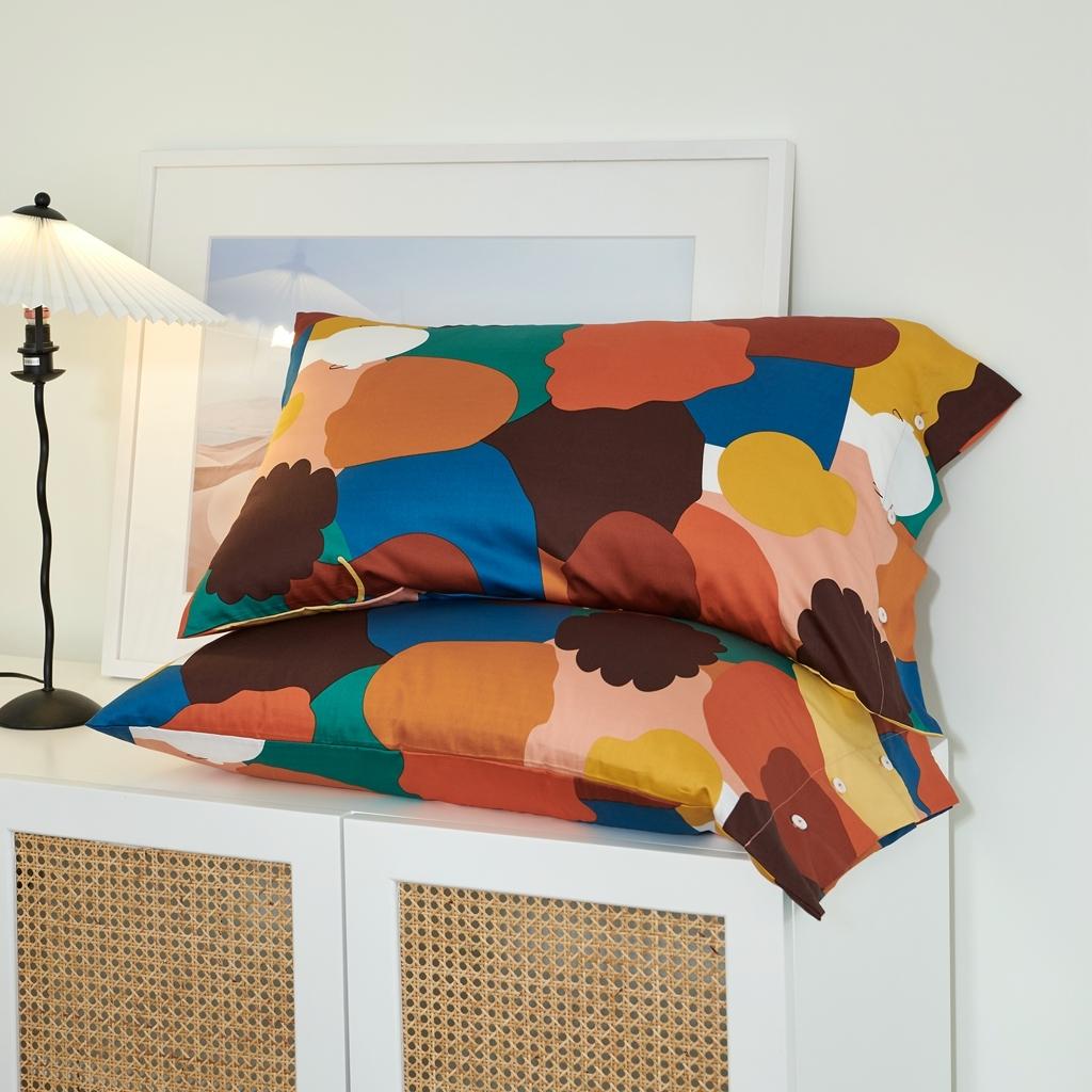 91家纺网 家纺一手货源 找家纺 优然居 2020新款60S长绒棉活性印花四件套 邂逅