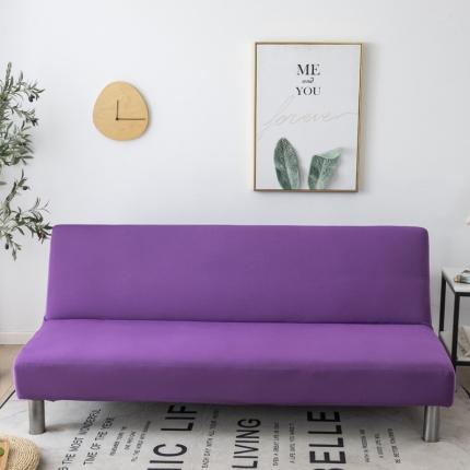 品悦 2020新款纯色沙发床套 紫色